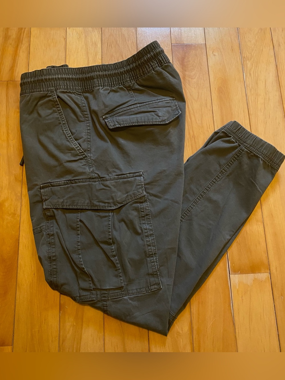 H&M Olive Cargo Jogger Pants